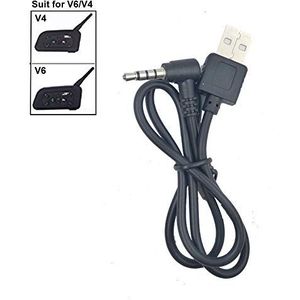 Motorfiets-intercomaccessoires voor V6 / V4, USB-oplaadkabel voor motorfiets BT Bluetooth-intercom