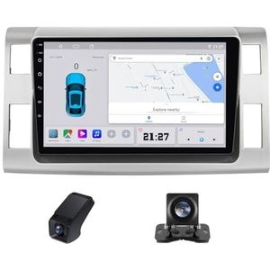 Autoradio 2 Din met Carplay Android Auto Wireless,geldt voor Toyota Previa XR50 3 III Estima AHR20 XR50 3 2006-2019 10inch touchscreen Bluetooth Stereo Auto FM-radio RDS Radio/AM/FM(A,NF-1)