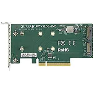 Supermicro - AOC-SLG3-2M2 - Interfacekaart - Intern