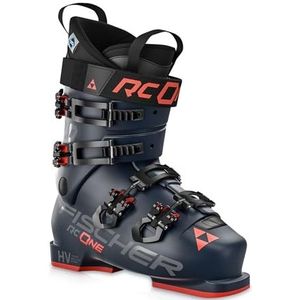 Fischer Skischoenen, skischoenen, alpineskischoenen, alpineskilaarzen, RC One 9.0 - Flex 90 - model 2024 - voor beginners tot goede skiërs (rood, MP25.5 EU40)