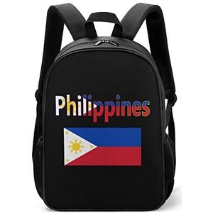 Vlag van de Filippijnen Lichtgewicht Rugzak Reizen Laptop Tas Casual Dagrugzak voor Mannen Vrouwen