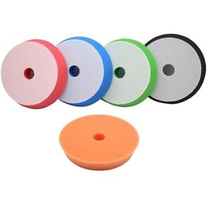 DHRCONPA 5 stuks 6 inch sponspolijstpadset for autopolijstmachines en waxpads for autoglas en boot