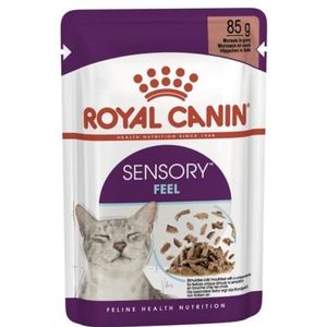 ROYAL CANIN Sensory Feel Wet Cat Food Chunks in Saus 12x85 g