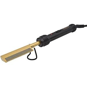 Wahl ZX698 Mains Operated Afro Straightening Comb Gold UK Plug