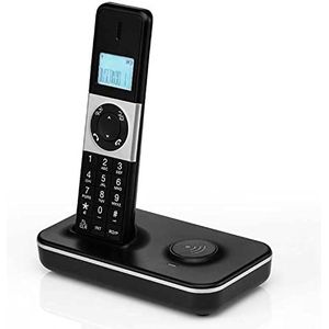 Draadloze Versterkte Telefoon Met 1,9 GHz Talking Caller ID Uitbreidbaar Tot 5 Handsets Voor Thuis Of Kleine Bedrijven