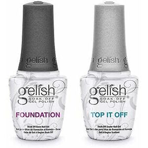 Gelish Dynamic Duo Foundation Base Coat & Top It Off Top Coat, 30 ml