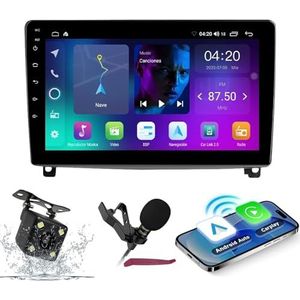 Android 14 Autoradio Navi voor P-eugeot 407 1 2004-2011 9 ""Screenradio met draadloze carplay Android Auto GPS Navigatie-ondersteuning Bluetooth 5.0 HIFI FM 5G-WiFi SWC MIC-camera,M300s