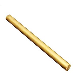 Massieve koperen ronde staaf, Massief messing ronde staaf for doe-het-zelf handwerk las draaibank staafmateriaal meerdere maten 250 mm(22Mm*250Mm)
