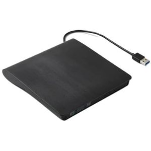 Externe CD/DVD-drive, draagbare USB 3.0-dvd-speler/brander for desktop-pc en laptop Soepele werking