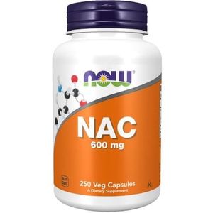 Now Foods | NAC (N-Acetyl Cysteine) | 600mg | 250 Veg. Caps