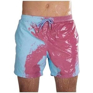 Mens Swimming Trunks Summer Beach Shorts Summer Men Swimming Trunks Swimwear Swimsuit Bathing Short Pant Cool Shorts-Blue-M