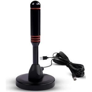 Bohaner Draagbare TV Magnetische HD Freeview Antenne 1080P DAB-T Indoor Outdoor Auto Huis