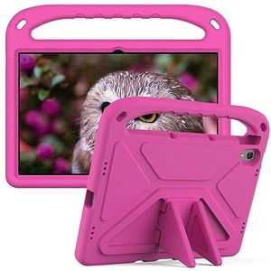 Tablet PC-hoes Compatible With Lenovo Tab P11 2020 TB-J606/P11 Plus 2021 TB-J616, Shock Absorbing, With Handle,EVA, Holder, Sturdy Tablet Case For Kids, Lightweight Bescherming(Rose Red)