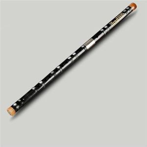 Beginner Professioneel Spelen Bamboe-interface Witkoperen Dwarsfluit Volwassen Bamboefluit bamboe fluit Traditionele (Color : Black D tone+gifts)