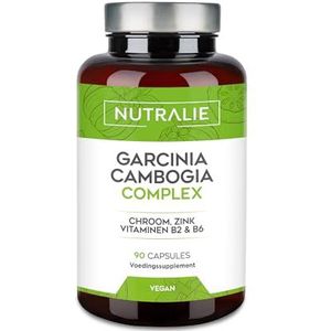 Garcinia Cambogia 2000mg - 60% HCA - Chroom Zink B2 B6 - Voor Vrouwen en Mannen - 90 Capsules Garcinia Complex Nutralie