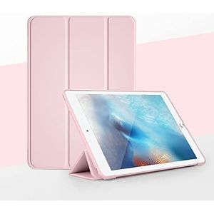 Compatibel met iPad Pro 12,9 inch 2018/2020/2021/2022 Slim Stand Hard Back Shell Beschermende Smart Cover Case, lichtgewicht Shell Tri-Fold Folio Cover & Auto Wake/Sleep Tablet hoes (Color : Pembe)
