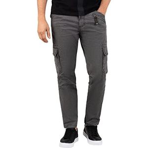 Timezone Regular Bentz vrijetijdsbroek voor heren, charcoal grey, 33W / 36L