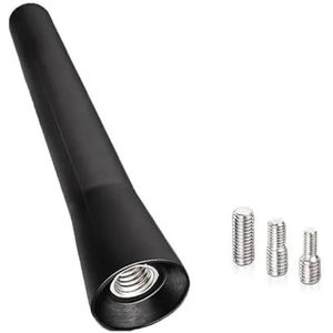 Audio- & videoantennes voor auto Radio Dakmontage FM AM DAB Zwart 6,5 cm Lengte Auto Universeel Met Schroeven Autoantenne Mini Kort Autoradio Antenne