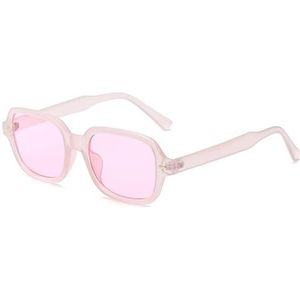 Zonnebrillen met montuur, trendy streetstyle zonnebrillen, retro kleine vierkante zonnebrillen (Kleur : C7)