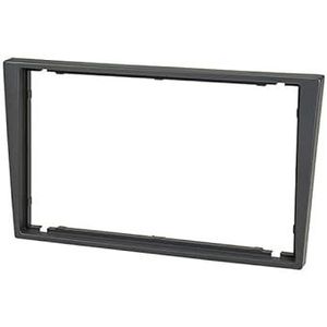 Audioproject A386.3 - Autoradio, radioscherm, 2 DIN compatibel met Opel Corsa C Combo Omega Astra Vectra Meriva Agila dubbel DIN inbouwframe afdeklijst rookgrijs London Smoke