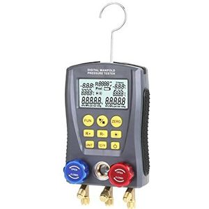 Digitale krachtmeter Digitale vacuümdrukmeter Manometer Koeling Spruitstuk Tester Meter Temperatuur Tester Digitale Manometer Meter voor het lesgeven in het schoollab(Type1)