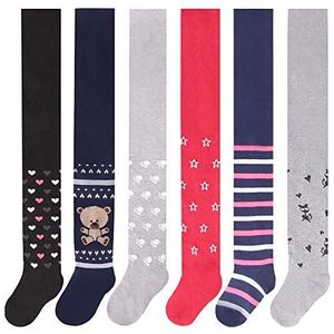 Libella Set van 6 maillots voor meisjes, panty's voor kinderen, maat 74/152, warm, voor winter, herfst en lente, 27241, 6-27256, 98-104