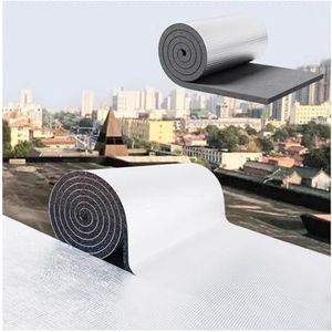 Zelfklevende isolatiemat - geluiddempend en hitteschild, multifunctioneel aluminiumfolieschuim for auto's, buizen, muren, verschillende diktes (5-30 mm)(1*3m/3.2*9.8ft,30MM(THK))