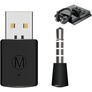 PS4 Bluetooth-adapter - Mini USB 4.0 Bluetooth adapter draadloze mini microfoon Headsets Bluetooth dongle USB-adapter voor PS4 draadloze headset