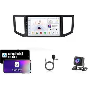 9 Inch Autoradio Compatibel voor VW Crafter 2017-2021 met GPS Navigatie CarPlay Android Auto Acht-Core 4G Bluetooth WiFi MirrorLink Stuurwiel Afstandsbediening(T3 8 Core 4G+Wifi 2G+32G)