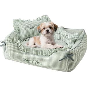 JOYELF Extra Grote Hond Ei krat Bed Matten Orthopedische hond bed met wasbaar afneembare hoes, een pieper speelgoed als geschenk