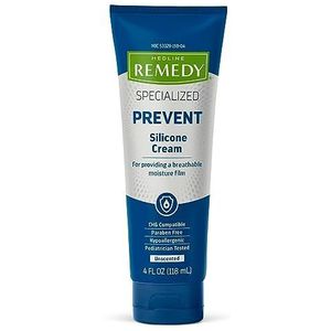 Medline Remedy Intensive Skin Therapy Hydraguard D Silicone Barrier Cream, Nourishing and Soothing, 4 oz: