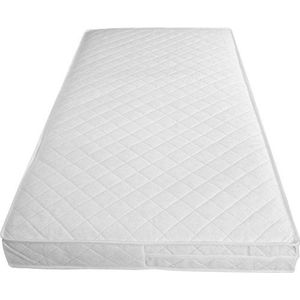 NTT Superzachte, behaaglijke schuimmatras voor babybed, met waterdichte gewatteerde wasbare hoes en diktes beschikbaar (160 x 70 x 13 cm)