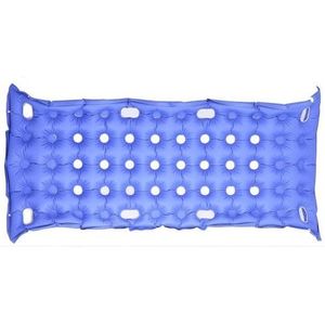 TAUIANE Anti Bedsore Mattress & Pressure Ulcer Prevention Cushion, Manual Inflatable Design with Air Holes, for Bedridden Patients, Post-Surgery Recovery & Home Care,Blue tpu,With Handle