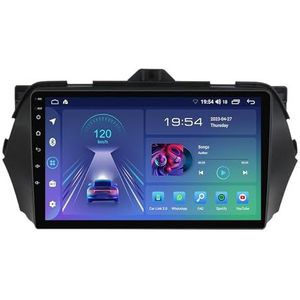 Android 12 Autoradio Voor Suzuki Ciaz 2014-2018 9 Inch Touchscreen Met Draadloze Carplay Android Auto GPS Bluetooth HiFi WiFi Stuurwielbediening Spiegel Link Achteruitrijcamera(M100S - 4 Core 1+16G WI
