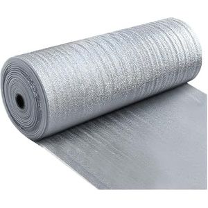 HUFIREHU Warmteradiator Isolatie Folie Aluminiumfolie Thermische Isolatiefilm Folie Isolatie Warmtereflecterende Reflecterende Folie Voor Radiatoren Voor Daken Muren(1000cm/393.7in,2.5cm/0.98in)