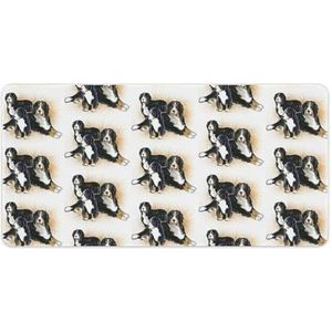 Berner Sennenhond Mode Bureau Muismat Antislip Gaming Muismat Accessoires Decor 30x60cm