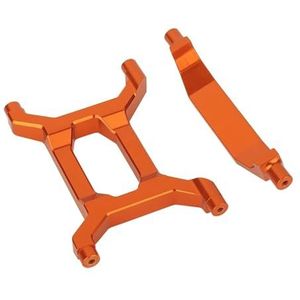 IWBR 2 Stuks Achter Lagere Chassis Brace Frame Ondersteuning Axiale SCX6 Fit for Jeep Jlu Wrangler AXI05000 1/6 Rc Crawler speelgoed Auto Upgrade Deel (Size : Orange)