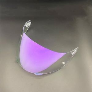 Motorhelm vizier lens, Helmvizier, K1-schildvervanging for AGV K1 K1S K3SV K5 K5S Gezichtsvizier Vizier UV-bescherming (vizierbasis)(Revo Clear Purple-day and Night)