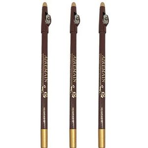 3Pcs Haarlijn Kapper Magic Potlood Tool Voor Maken Bogen Scheerapparaat Lichtbruin