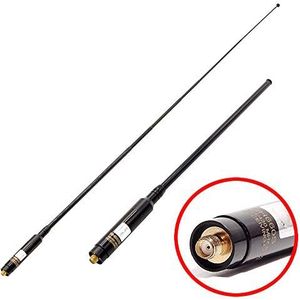 TengKo RH-660S SMA antenne Télescopique à haute Croix Femelle 144 / 430MHz Double Bande SMA-F voor Kenwood Baofeng Puxing Walkie Talkies