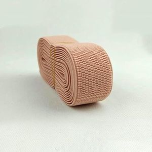 Verdikte elastische band met maismotief - platte tailleband in goud/zilver metallic (brede stretchriem voor modieuze tailleversteviging) - 6 cm