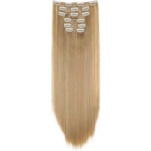 Pruik voor haar, 6 stuks, steil haar (27M613)