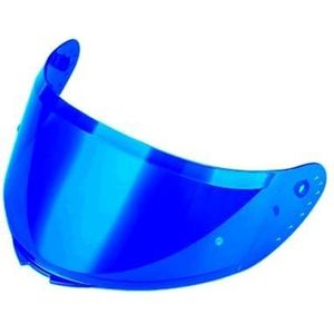 Motorhelm vizier lens, Helmvizier, geschikt for SH 526SP Helmlens Helmzonnevizierlens Accessoires (blauw)(Blue)