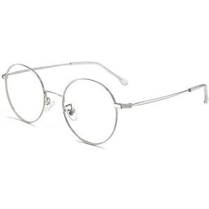 Cyxus Bril met blauwlichtfilter, uniseks, rond montuur, vintage/retro-stijl, voor pc, televisie, tablet