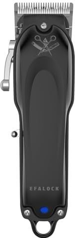 Efalock - Barber Classic Style - Tondeuse - Zwart - Koolstofstaal