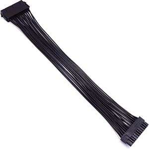 1 8AWG ATX 24 (20 + 4) Pin vrouwelijk moederbord Psu Voeding Mannelijke tot Vrouw 24pin Psu Uitbreidingskabel Moederbordadapter 32cm
