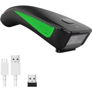 NETUM C740 Draadloze barcodescanner, compatibel met Bluetooth tas, scanner, USB 1D, inventaris barcodelezer voor tablet, iPhone, iPad, Android, iOS, pc, POS