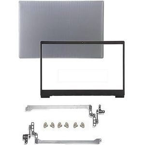 WANGHUIH LCD Achterkant Bovendeksel + Bezel + Scharnieren Compatibel met Lenovo Ideapad 340C-15 340C-15IWL AST IGM S145-15 S145-15IWL IIL Laptop