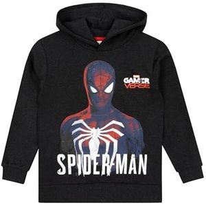 Marvel Spiderman Hoodie | Gamerverse Jongens Hoodie | Spider-Man Kinder Hoodie | Spidey Jongens Hoodies | Zwart 152