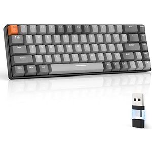 MAGIC-REFINER RK68 Toetsenbord - Draadloos - Mechanisch - Bluetooth 5.0 - Compact